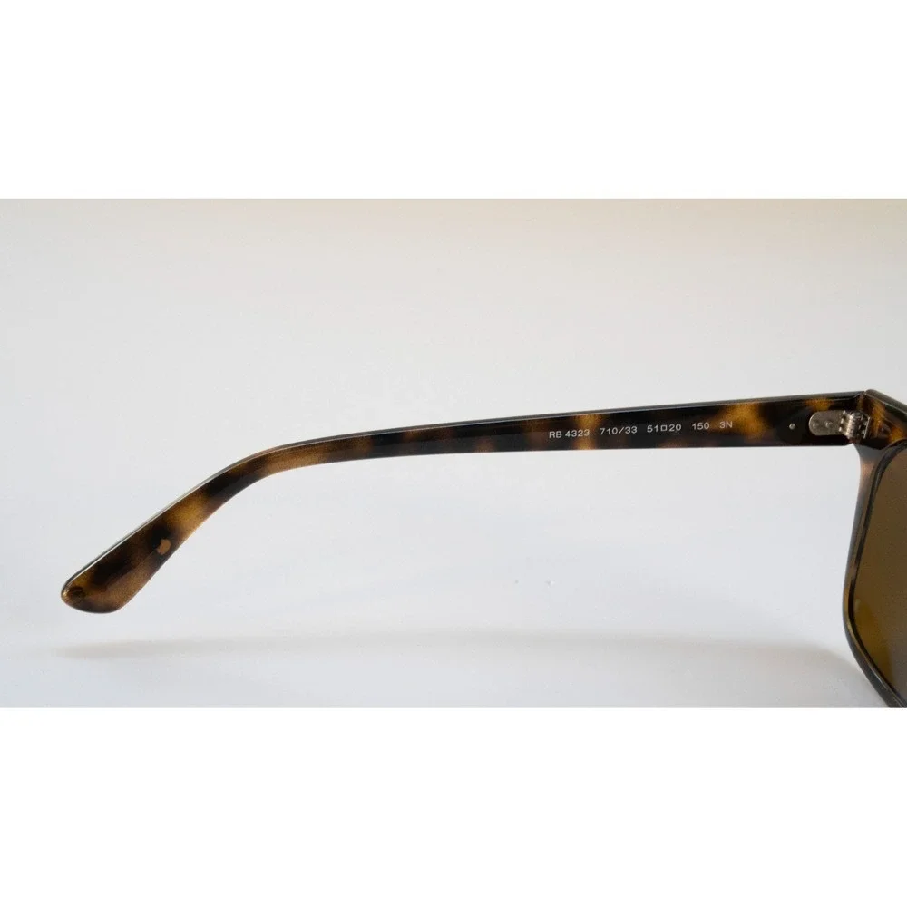 Ray Ban RB4323 710/33 Eyeglasses Brown Tortoise Frames Only 51-20-150 Italy - Picture 8 of 13